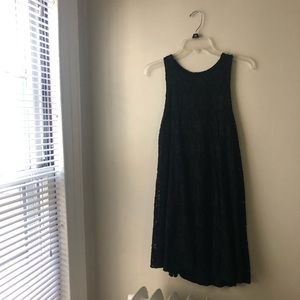 Ginger G Black Lace Shift Dress
